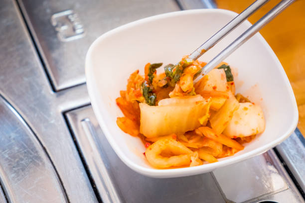 It's a basic Korean side dish made of vegetables with a variety of seasonings.