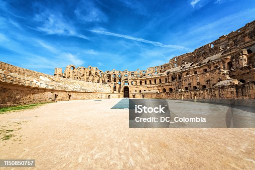 istock Amphitheater of El Jem 1150850767