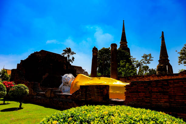 istock sleeping buddha statue at Ayutthaya Province ,Thailand 1150859299
