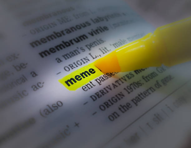 istock A page of the dictionary with the highlighted word: Meme 1150862132