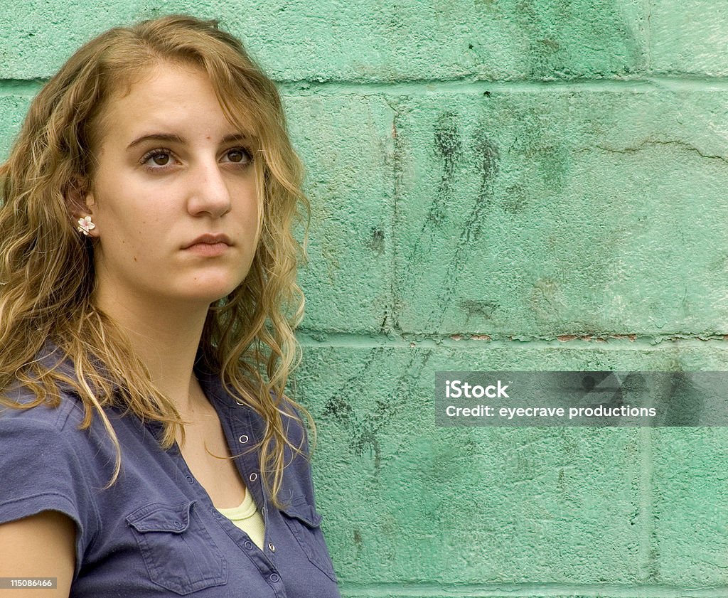 teen girl portrait de grunge - Photo de Adolescence libre de droits