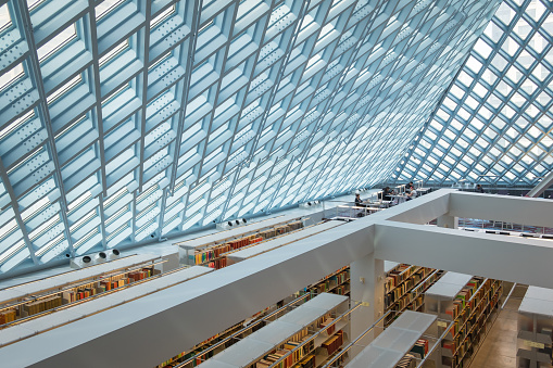 Upper floor of the Seattle Public Library