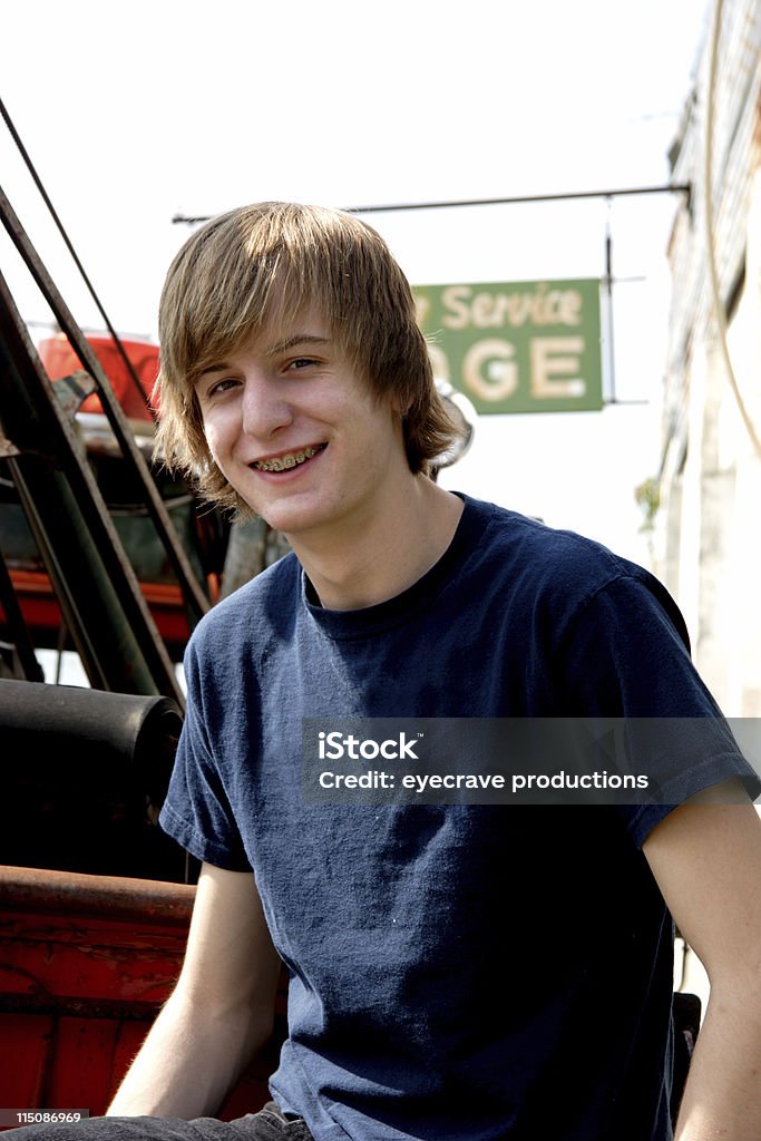 happy teen boy  16-17 Years Stock Photo