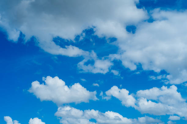 istock Incredibly beautiful clouds against a sunny blue sky. 1150872543