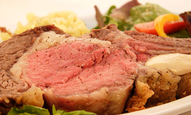 istock food scenes - prime rib roast 115087544