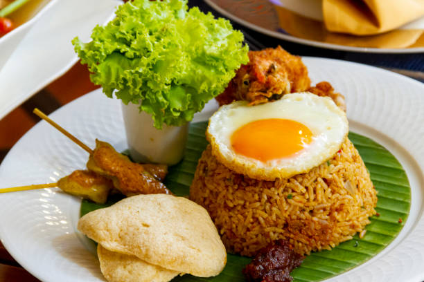 istock fried rice  with fried chicken - Thai halal food 1150875710