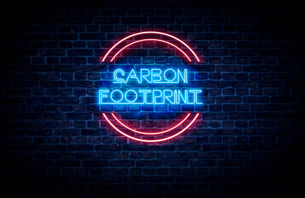 pegada de carbono - fotografia imagem - fotografias e filmes do acervo