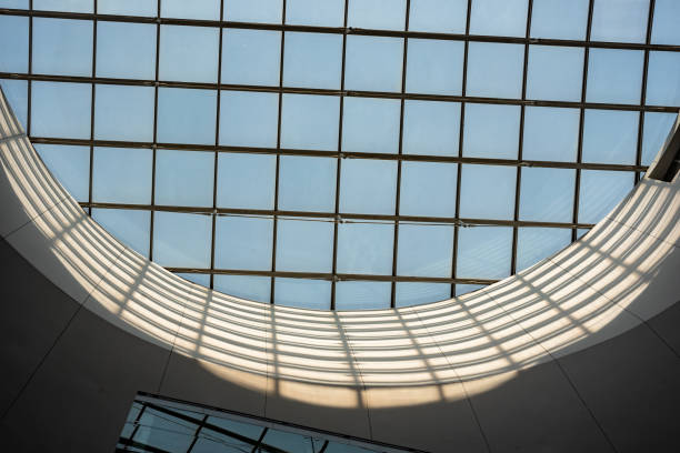 istock Roof top  sky view  clear glass  natural view technology 1150882823