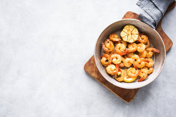 istock Roasted shrimps, prawns 1150884901