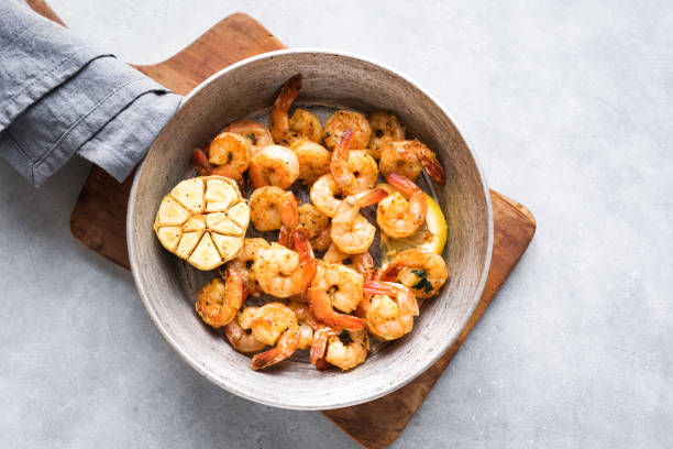 istock Roasted shrimps, prawns 1150884919