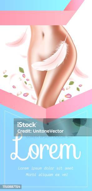 Hair Laser Removal Beauty Procedure Medical Flyer Stock Illustration - Download Image Now - Advertisement, Plan - Document, Spa