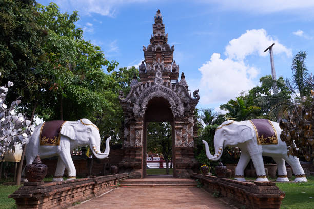 istock scene at wat lok molee,Chaing Mai 1150889522