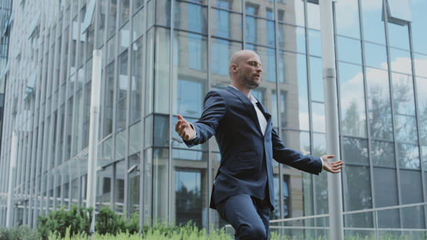 istock Business yoga during lunch break 1150889560