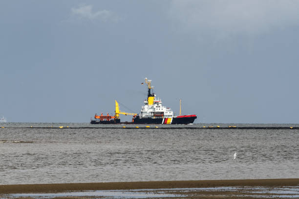 istock Big ship in the North Sea 1150891103