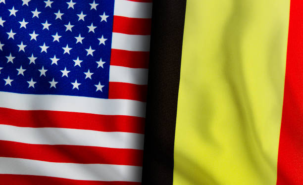 3D illustrated country flags, designed and rendered in Cinema 4D
