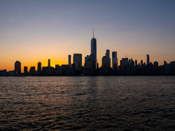 istock Lower Manhattan skyline, New York sunrise 1150902143
