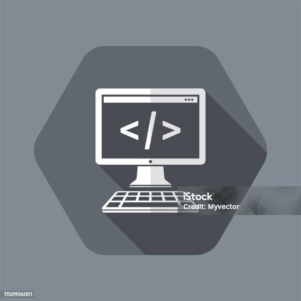 Application For Editing Digital Code Stock Illustration - Download Image Now - Applying, Binary Code, Coding