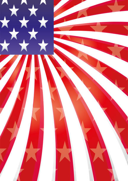 USA background 12 vector art illustration