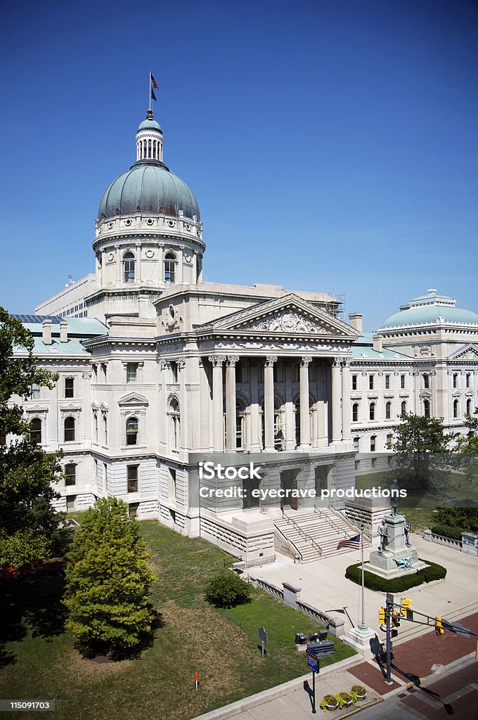 Indiana state capitol - Indianapolis Indianapolis, Indiana state capitol building Indiana Stock Photo