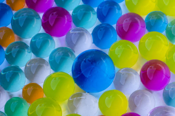 istock close up of multicolored hydrogel balls in different sizes 1150917734