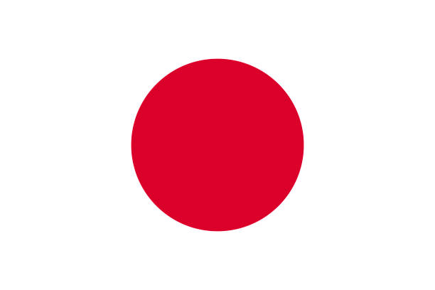 Japan national flag. Vector illustration. Tokyo The national flag of Japan. Vector illustration. Tokyo honshu stock illustrations