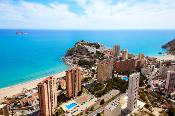 istock Benidorm Poniente beach in Alicante Spain 1150925701