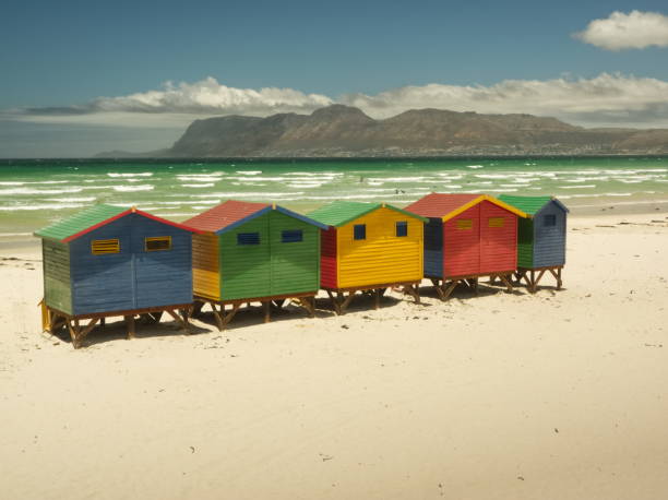 istock The beach of Muizenberg with its tiny colored huts 1150929165