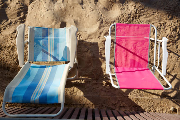 istock Benidorm hammocks beach chairs detail aerial 1150931306