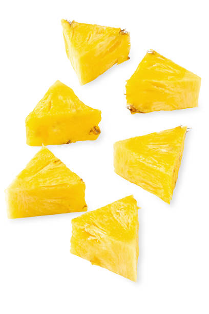 istock Ripe pineapple is tropical fruit isolated on white background 1150931485