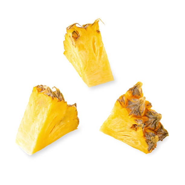 istock Ripe pineapple is tropical fruit isolated on white background 1150931489