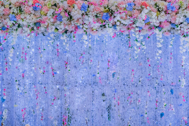 istock Beautiful flowers background for wedding scene Decoration 1150932016