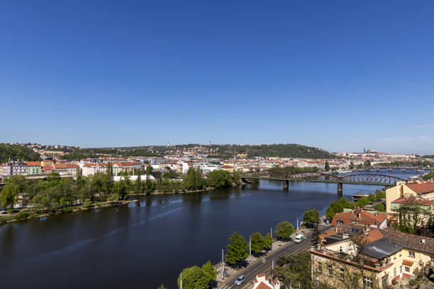 istock Prague bridges over Vltava river. 1150933353