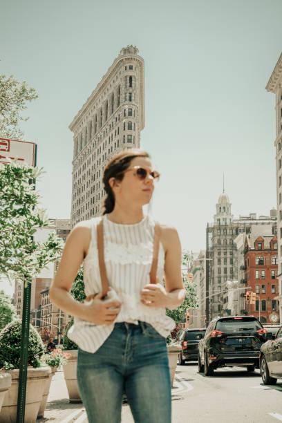istock Woman visiting New York 1150935917