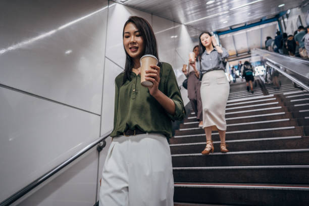istock Taiwanese ladies going to subway 1150938055