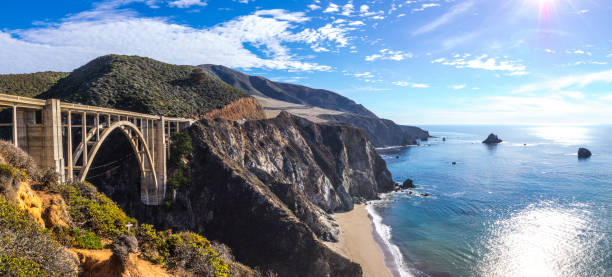 istock Bixby Bridge and Pacific Coast Highway 1 1150941305