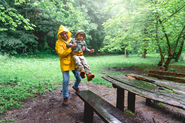 istock Father and son spending afternoon in the park 1150942798