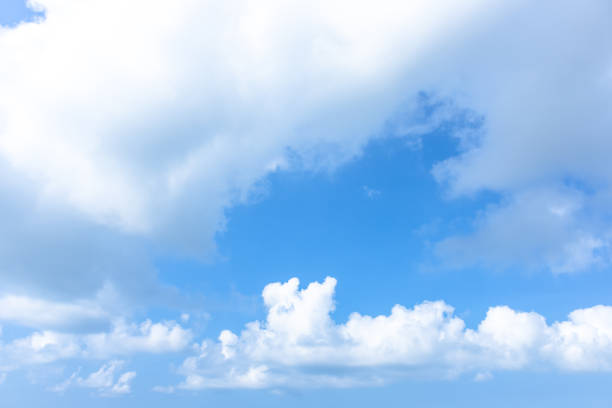 istock Blue sky white cloud white background. Beautiful sky and clouds in the afternoon. 1150942981