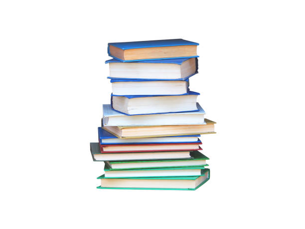 istock Stack of books isolated on white background 1150952670