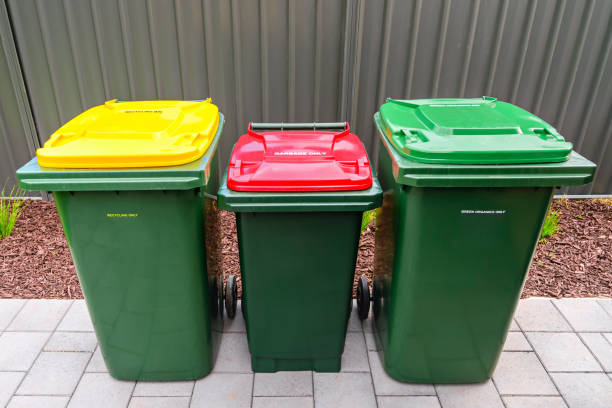 istock Australian home wheelie bins set on backyard 1150953208