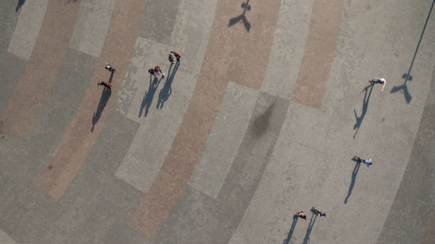 istock Modern life and rest in the city, top view. 1150955190