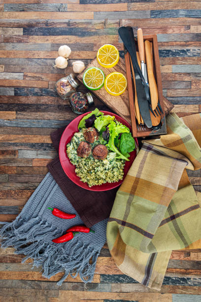 istock beef meatball and herbs cooked vegetables 1150956119