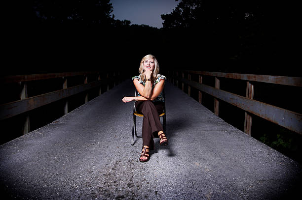 istock middle aged blonde portraits 115095752