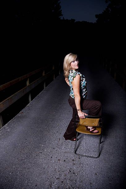 istock middle aged blonde portraits 115095773