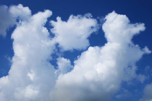 istock Beautiful Summer Blue Sky with White Clouds, Cloudscape Background Great for Any Use. 1150960027