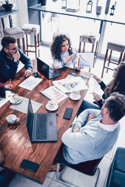 istock Business Team Having A Discussion On Improving Productivity 1150961903