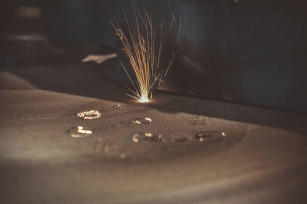 istock 3D printer printing metal. Laser sintering machine for metal. 1150962514