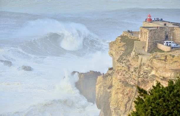 Nazare. Portugal. Nazare. nazare surf stock pictures, royalty-free photos & images