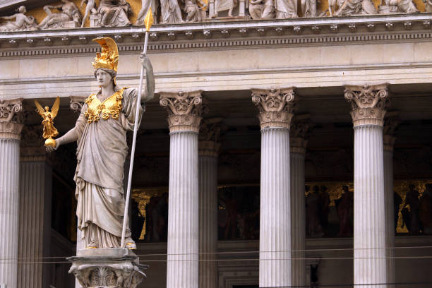 Pallas Athena statue Austrian Parliament Vienna