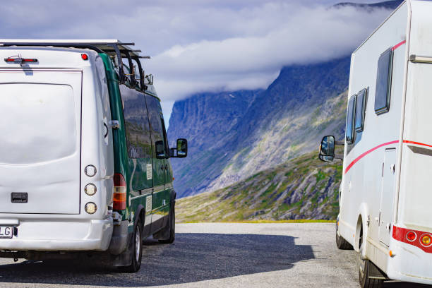 istock Camper cars on roadside 1150973140