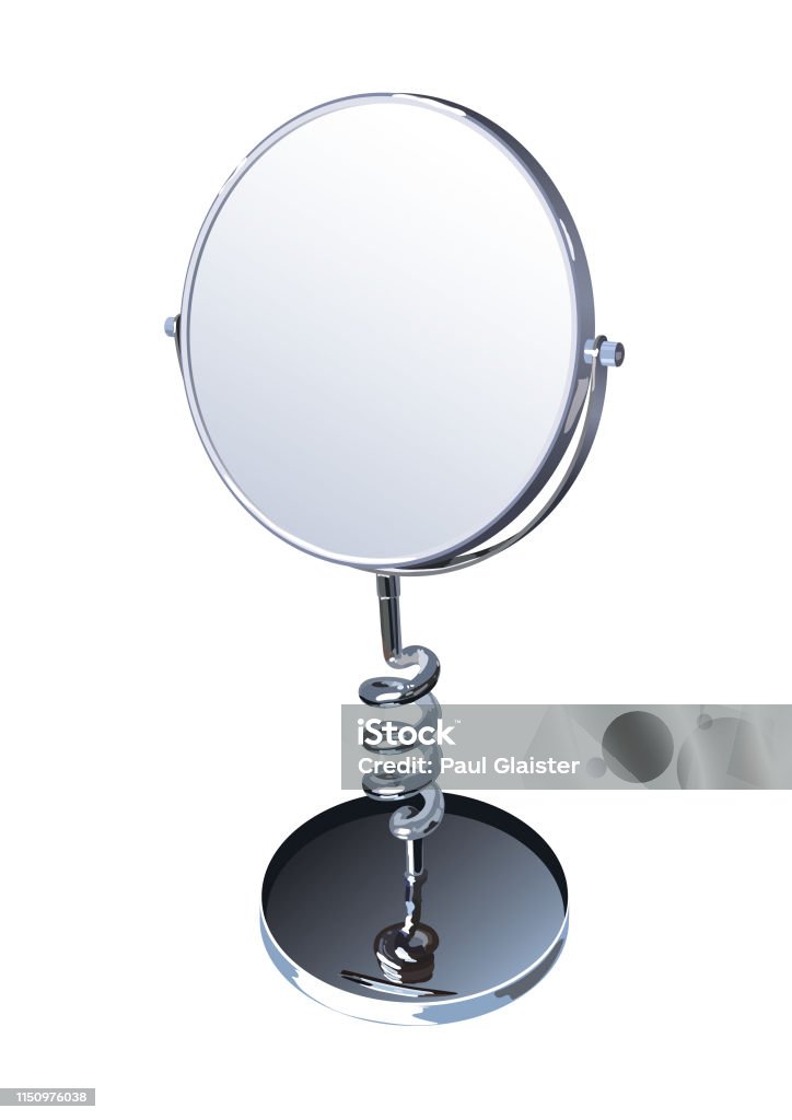 Shaving mirror Mirror - Object stock vector